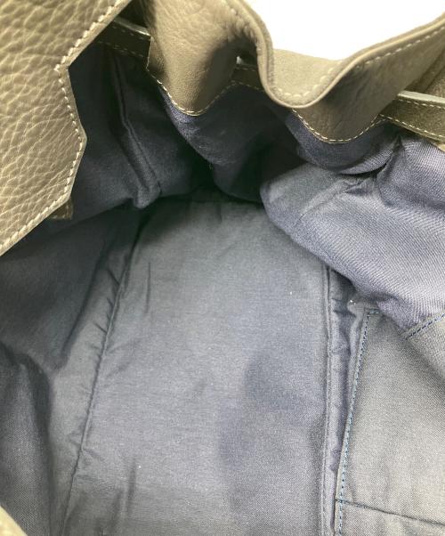 DINOU（デノウ）DINOU (デノウ) レザートートバッグ	グレー グレーの古着・服飾アイテム