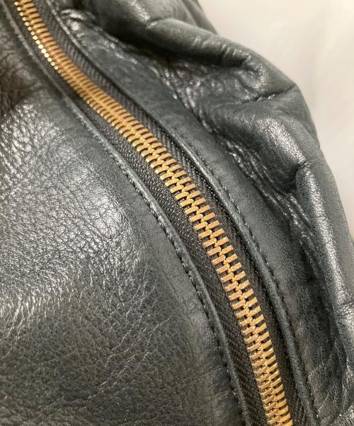 Minelli（ミネリィ）Minelli (ミネリィ) 2WAYレザーバッグ ブラック ブラックの古着・服飾アイテム