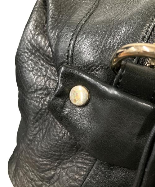 Minelli（ミネリィ）Minelli (ミネリィ) 2WAYレザーバッグ ブラック ブラックの古着・服飾アイテム
