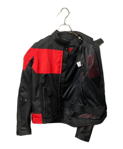 DAINESE（ダイネーゼ）DAINESE (ダイネーゼ) ライダースジャケット ブラック×レッド ブラック サイズ:46の古着・服飾アイテム
