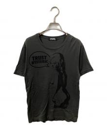 Hysteric Glamour（ヒステリックグラマー）の古着「半袖カットソー ブラック」｜ブラック