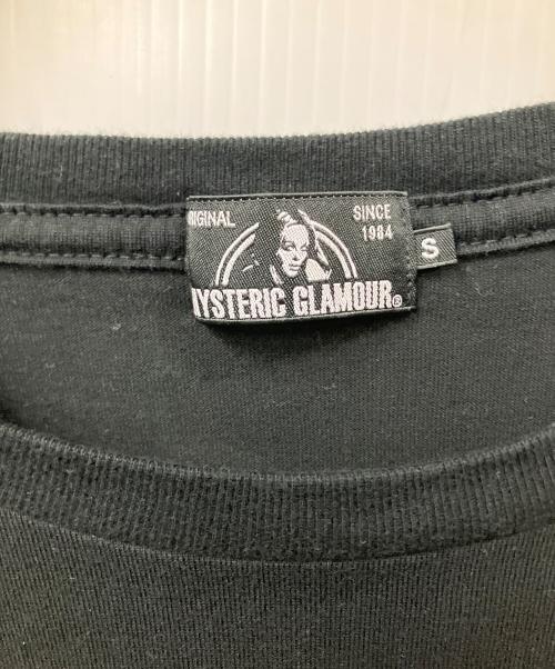 Hysteric Glamour（ヒステリックグラマー）Hysteric Glamour (ヒステリックグラマー) 半袖カットソーブラック ブラック サイズ:Sの古着・服飾アイテム