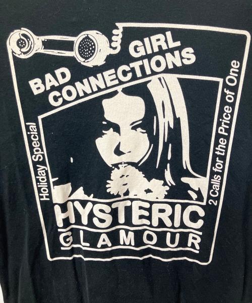 Hysteric Glamour（ヒステリックグラマー）Hysteric Glamour (ヒステリックグラマー) 半袖カットソーブラック ブラック サイズ:Sの古着・服飾アイテム