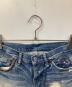 Hysteric Glamour (ヒステリックグラマー) クラッシュデニムパンツ ネイビー インディゴ サイズ:ＸＳ：7000円
