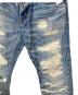 中古・古着 Hysteric Glamour (ヒステリックグラマー) クラッシュデニムパンツ ネイビー インディゴ サイズ:ＸＳ：7000円