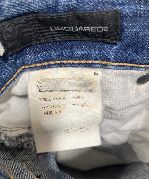 DSQUARED2（ディースクエアード）DSQUARED2 (ディースクエアード) クラッシュデニム インディゴ インディゴ サイズ:44の古着・服飾アイテム