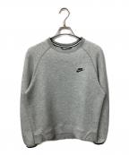 NIKEナイキ）の古着「NIKE AS M NK TCH FLC CREW DK GREY HEATHER/BLACK」｜グレー