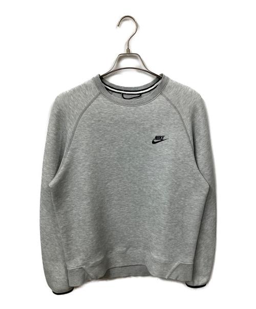 NIKE（ナイキ）NIKE (ナイキ) NIKE AS M NK TCH FLC CREW DK GREY HEATHER/BLACK グレー サイズ:Lの古着・服飾アイテム