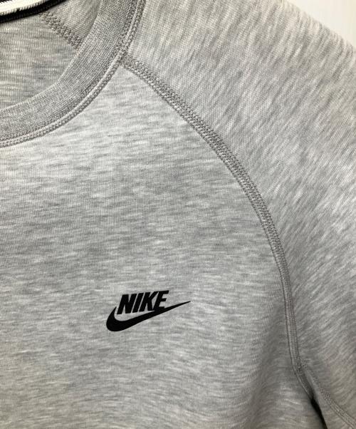 NIKE（ナイキ）NIKE (ナイキ) NIKE AS M NK TCH FLC CREW DK GREY HEATHER/BLACK グレー サイズ:Lの古着・服飾アイテム