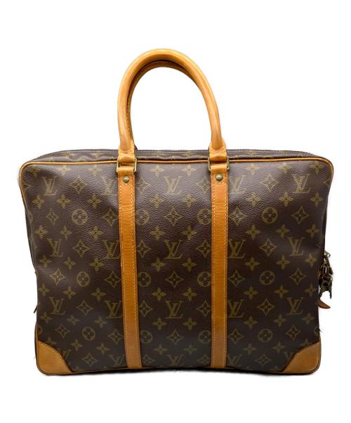 LOUIS VUITTON（ルイ ヴィトン）LOUIS VUITTON (ルイ ヴィトン) ポルト ドキュマン ヴォワヤージュ ブラウンの古着・服飾アイテム