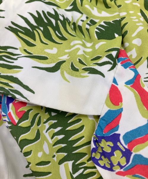 Sun Surf（サンサーフ）Sun Surf (サンサーフ) 長袖シャツ ホワイト×グリーン サイズ:Sの古着・服飾アイテム