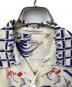 Sun Surf (サンサーフ) 半袖シャツ ROOSTER ２００９年モデル ホワイト×ネイビー サイズ:s：7000円