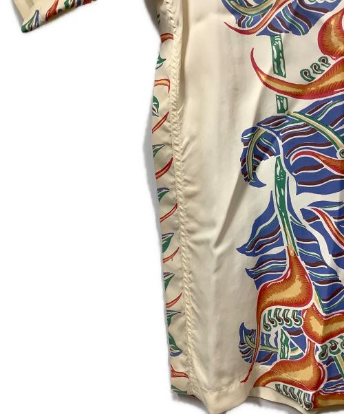 Sun Surf（サンサーフ）Sun Surf (サンサーフ) アロハシャツ HANGING HELICONIA ２００６年モデル ホワイト×ネイビー サイズ:Sの古着・服飾アイテム