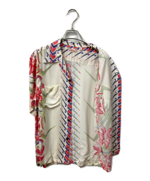Sun Surf（サンサーフ）Sun Surf (サンサーフ) アロハシャツ  ホワイト サイズ:Mの古着・服飾アイテム