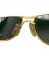 中古・古着 RAY-BAN (レイバン) OLYMPIAN 2 DX　ブラック×ゴールド ブラック×ゴールド：14000円