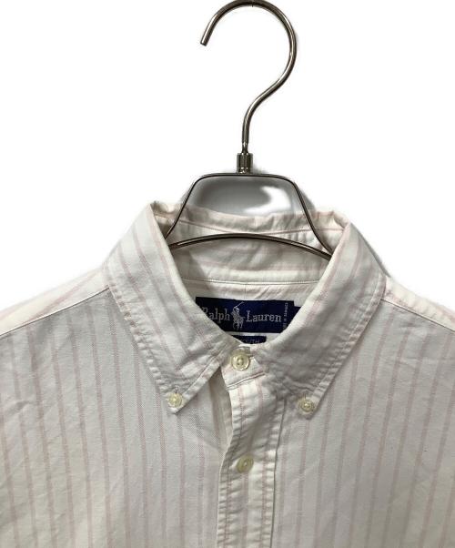 RALPH LAUREN（ラルフローレン）RALPH LAUREN (ラルフローレン) 長袖シャツ ホワイト×ピンク ホワイト×ピンク サイズ:15 1/2の古着・服飾アイテム