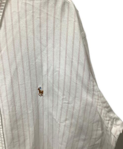 RALPH LAUREN（ラルフローレン）RALPH LAUREN (ラルフローレン) 長袖シャツ ホワイト×ピンク ホワイト×ピンク サイズ:15 1/2の古着・服飾アイテム