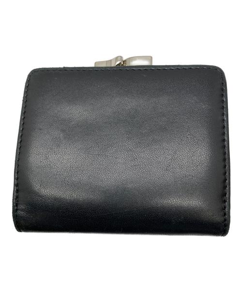 Vivienne Westwood（ヴィヴィアンウエストウッド）Vivienne Westwood (ヴィヴィアンウエストウッド) ナッパ 3つ折り財布 ブラック ブラックの古着・服飾アイテム