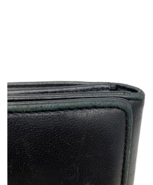 Vivienne Westwood（ヴィヴィアンウエストウッド）Vivienne Westwood (ヴィヴィアンウエストウッド) ナッパ 3つ折り財布 ブラック ブラックの古着・服飾アイテム