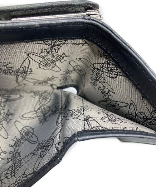 Vivienne Westwood（ヴィヴィアンウエストウッド）Vivienne Westwood (ヴィヴィアンウエストウッド) ナッパ 3つ折り財布 ブラック ブラックの古着・服飾アイテム