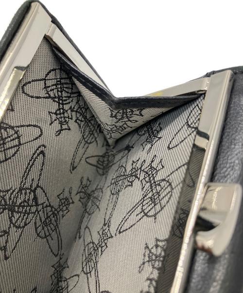 Vivienne Westwood（ヴィヴィアンウエストウッド）Vivienne Westwood (ヴィヴィアンウエストウッド) ナッパ 3つ折り財布 ブラック ブラックの古着・服飾アイテム