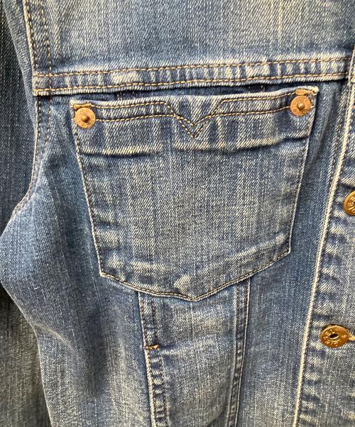 DIESEL（ディーゼル）DIESEL (ディーゼル) デニムジャケット　インディゴ ブルー サイズ:ｓの古着・服飾アイテム