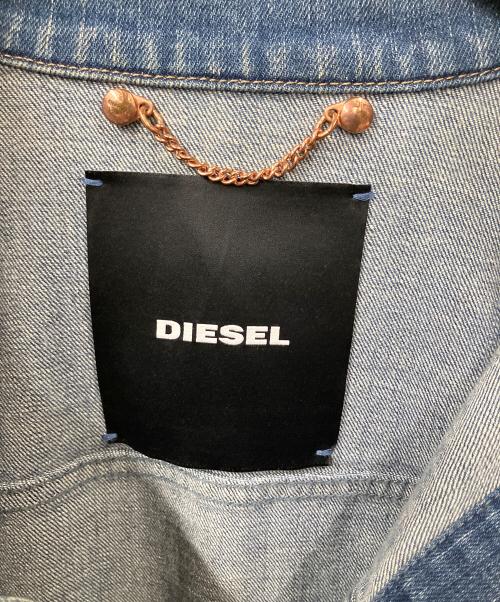 DIESEL（ディーゼル）DIESEL (ディーゼル) デニムジャケット　インディゴ ブルー サイズ:ｓの古着・服飾アイテム