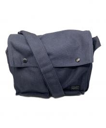 PORTER（ポーター）の古着「ショルダーバッグ スモーキー ネイビー」｜ネイビー