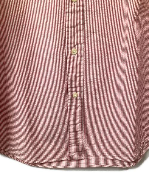 RALPH LAUREN（ラルフローレン）RALPH LAUREN (ラルフローレン) 半袖シャツ ストライプ　レッド×ホワイト レッド サイズ:Mの古着・服飾アイテム