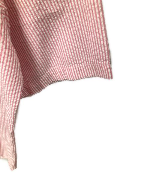 RALPH LAUREN（ラルフローレン）RALPH LAUREN (ラルフローレン) 半袖シャツ ピンク×ホワイト ストライプ ピンク×ホワイト サイズ:105cmの古着・服飾アイテム