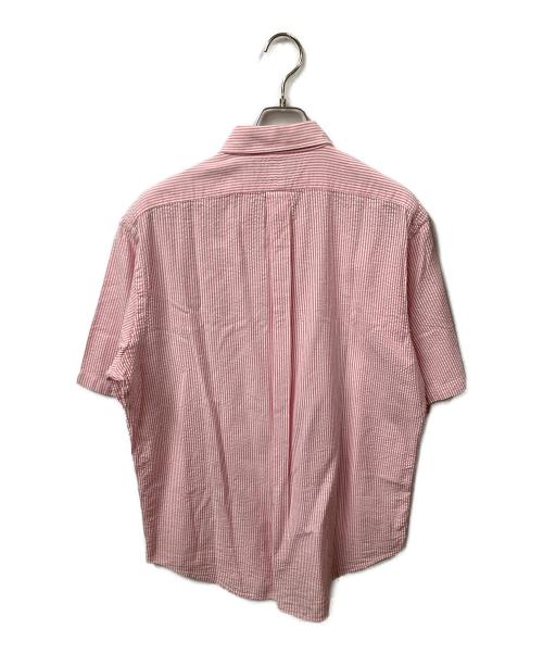 RALPH LAUREN（ラルフローレン）RALPH LAUREN (ラルフローレン) 半袖シャツ ピンク×ホワイト ストライプ ピンク×ホワイト サイズ:105cmの古着・服飾アイテム