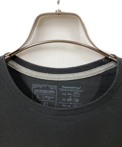 Patagonia（パタゴニア）Patagonia (パタゴニア) P-6ロゴ・レスポンシビリティー ブラック サイズ:Lの古着・服飾アイテム
