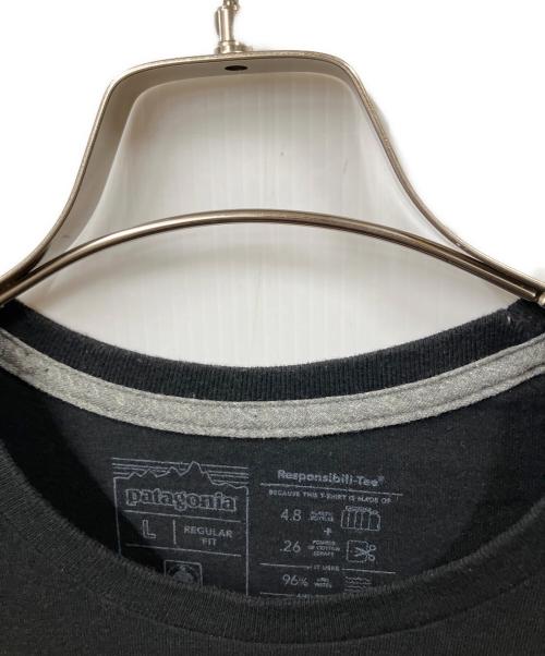 Patagonia（パタゴニア）Patagonia (パタゴニア) P-6ロゴ・レスポンシビリティー ブラック サイズ:Lの古着・服飾アイテム