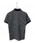 BURBERRY GOLF (バーバリーゴルフ) ポロシャツ ブラック×ホワイト サイズ:2：5000円