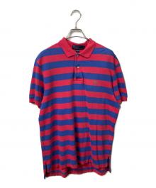 POLO RALPH LAUREN（ポロ・ラルフローレン）の古着「ポロシャツ」｜レッド×ネイビー