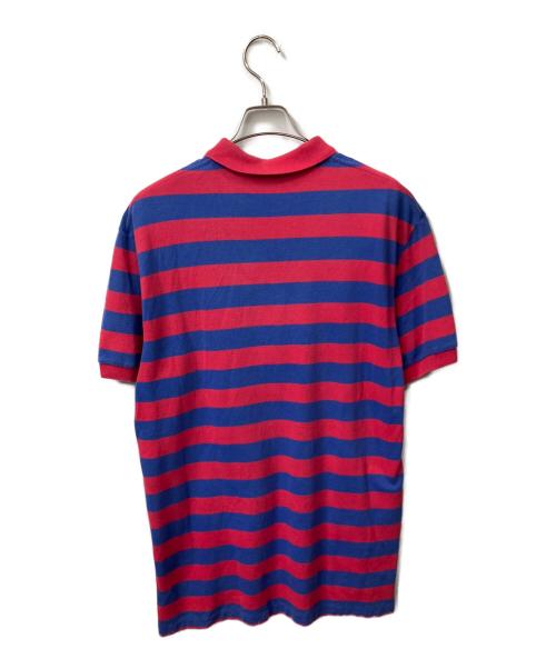 POLO RALPH LAUREN（ポロ・ラルフローレン）POLO RALPH LAUREN (ポロ・ラルフローレン) ポロシャツ レッド×ネイビー サイズ:Lの古着・服飾アイテム