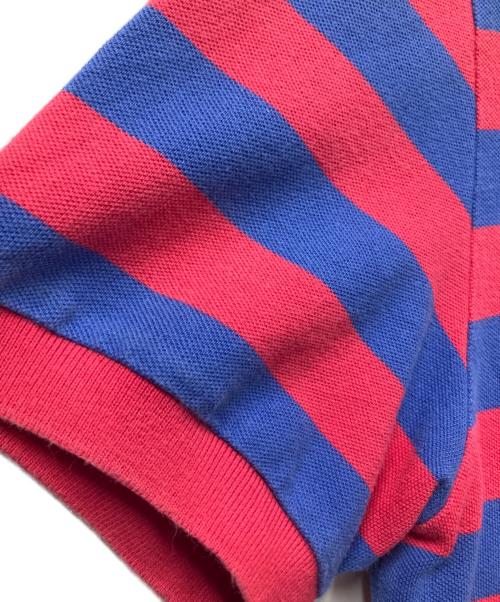 POLO RALPH LAUREN（ポロ・ラルフローレン）POLO RALPH LAUREN (ポロ・ラルフローレン) ポロシャツ レッド×ネイビー サイズ:Lの古着・服飾アイテム