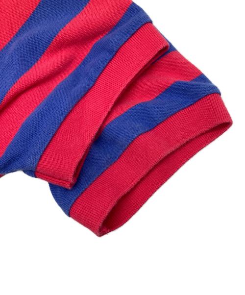POLO RALPH LAUREN（ポロ・ラルフローレン）POLO RALPH LAUREN (ポロ・ラルフローレン) ポロシャツ レッド×ネイビー サイズ:Lの古着・服飾アイテム