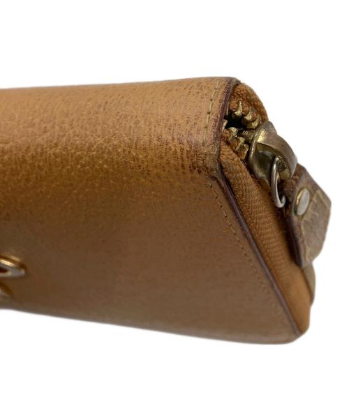 Vivienne Westwood（ヴィヴィアンウエストウッド）Vivienne Westwood (ヴィヴィアンウエストウッド) ラウンドファスナー財布 ブラウン ベージュの古着・服飾アイテム