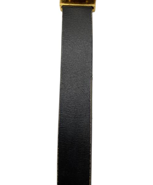 Cartier（カルティエ）Cartier (カルティエ) レザーベルト ブラック ブラックの古着・服飾アイテム