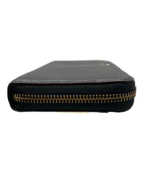 Kate Spade（ケイトスペード）Kate Spade (ケイトスペード) ラウンドファスナー財布 ブラック ブラックの古着・服飾アイテム