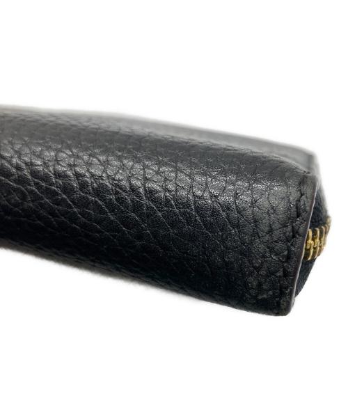 Kate Spade（ケイトスペード）Kate Spade (ケイトスペード) ラウンドファスナー財布 ブラック ブラックの古着・服飾アイテム