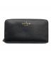 Kate Spade（ケイトスペード）の古着「ラウンドファスナー財布 ブラック」｜ブラック