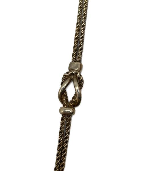 TIFFANY & Co.（ティファニー）TIFFANY & Co. (ティファニー) ダブルロープセンターノットブレスレットの古着・服飾アイテム