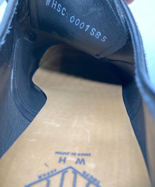 WH（ダブルエイチ）WH (ダブルエイチ) スウェードプレーンシューズ ブラック ブラック サイズ:28.5の古着・服飾アイテム