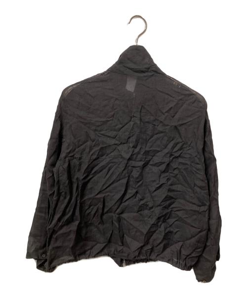 BABYLONE（バビロン）BABYLONE (バビロン) リネンシアージャケット ブラック ブラック サイズ:Fの古着・服飾アイテム