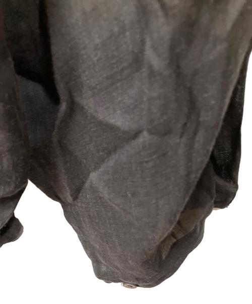 BABYLONE（バビロン）BABYLONE (バビロン) リネンシアージャケット ブラック ブラック サイズ:Fの古着・服飾アイテム