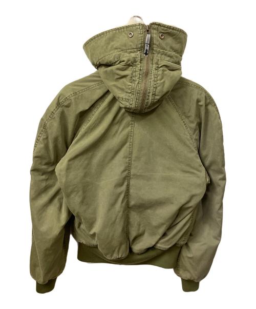 HOUSTON（ヒューストン）HOUSTON (ヒューストン) N-2Bジャケット オリーブ サイズ:Mの古着・服飾アイテム
