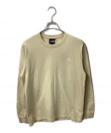 THE NORTH FACE（ザ ノース フェイス）の古着「ロングスリーブヌプシコットンティー」｜ベージュ