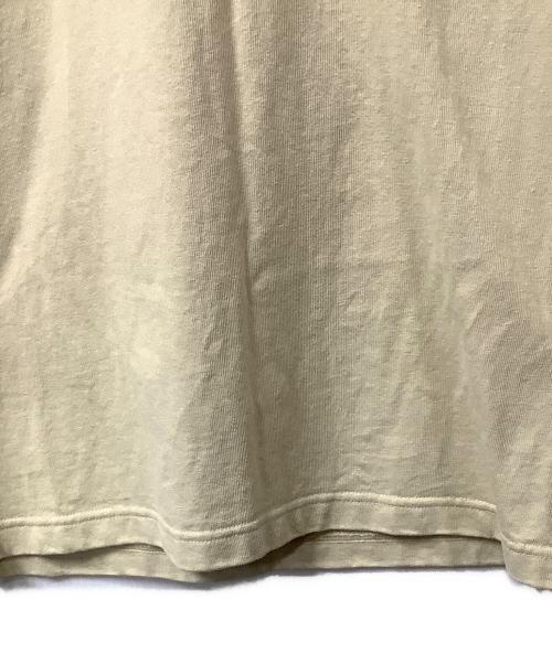 THE NORTH FACE（ザ ノース フェイス）THE NORTH FACE (ザ ノース フェイス) ロングスリーブヌプシコットンティー ベージュ サイズ:Mの古着・服飾アイテム